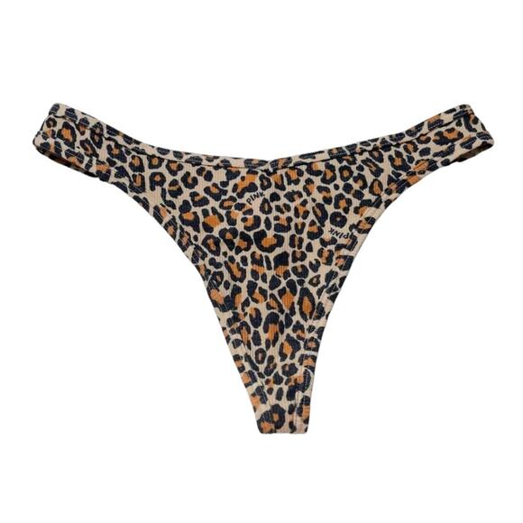 PINK Victoria's Secret Other - Victoria’s Secret PINK Cotton Ribbed Animal Print Size Large